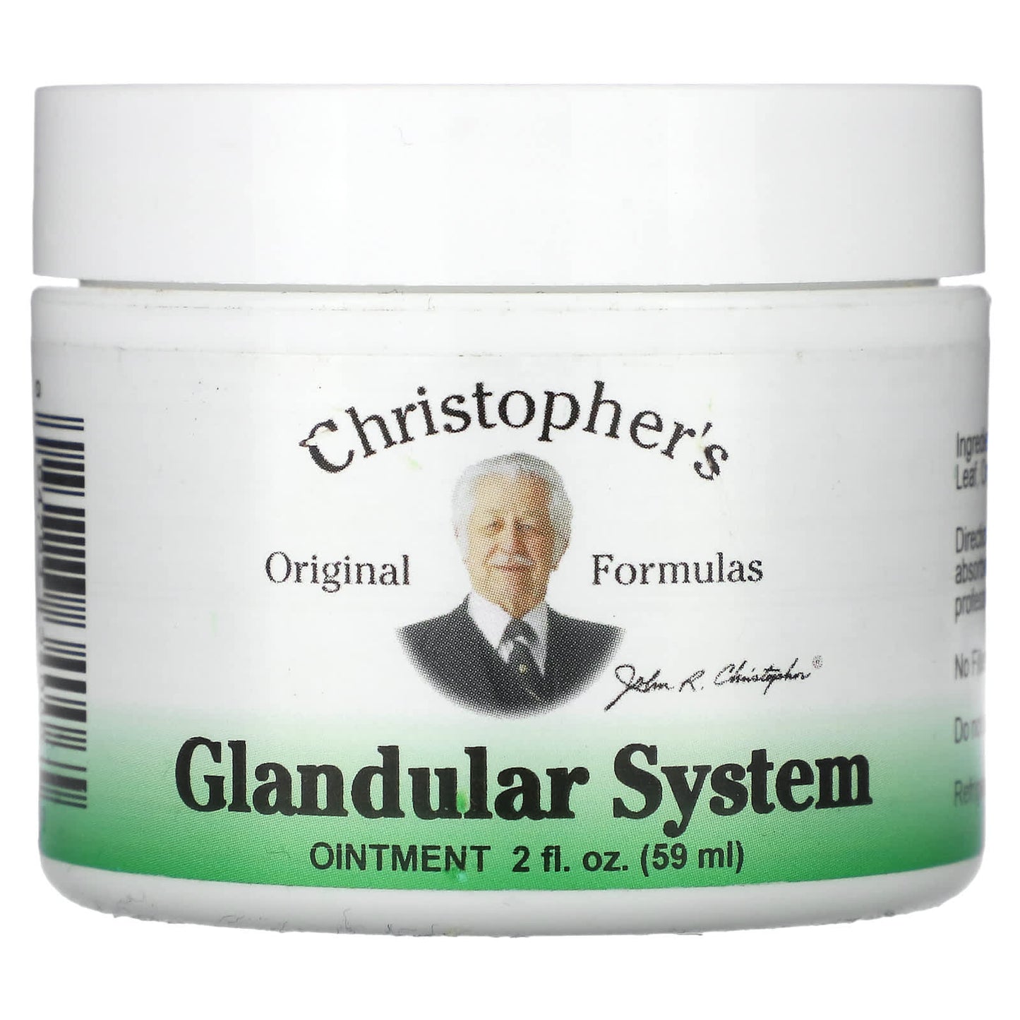 Christopher's Original Formulas, Ointment Glandular System, 2 Oz UPC 084783340065 | Hilife Vitamins