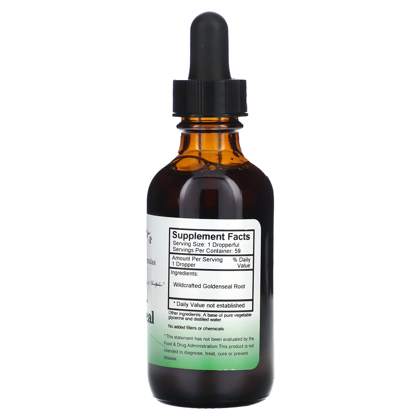 Christopher's Original Formulas, Goldenseal Root, 2 Oz UPC 084783498339 | Hilife Vitamins