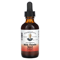 Christopher's Original Formulas, Milk Thistle Seed, 2 Oz UPC 084783498353 | Hilife Vitamins