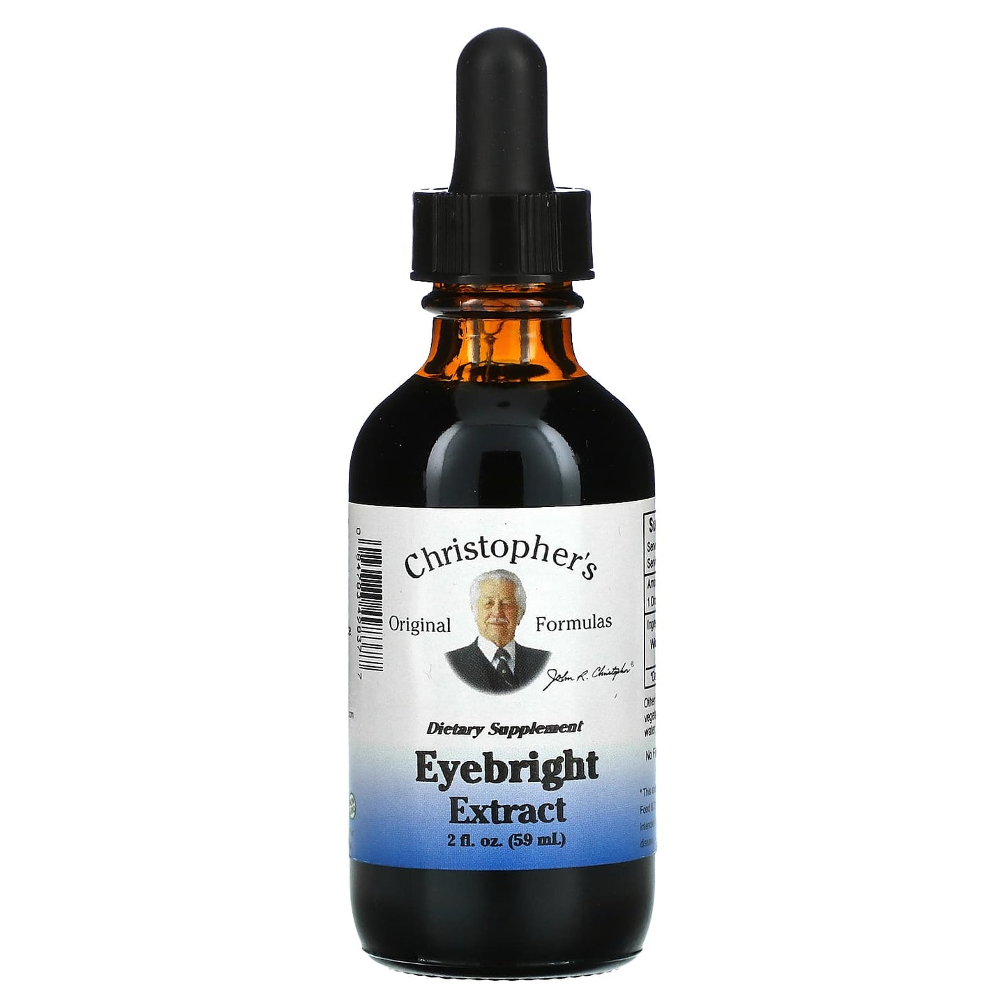 Christopher's Original Formulas, Eyebright Extract, 2 fl oz (59 ml) UPC 084783498377 | Hilife Vitamins