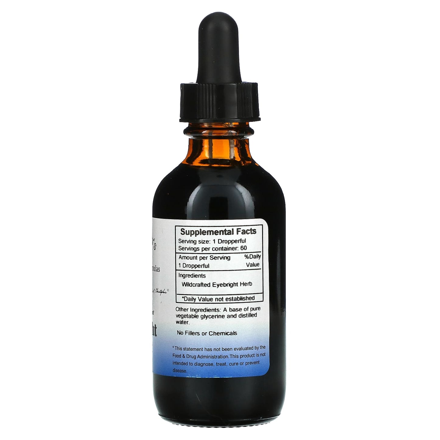 Christopher's Original Formulas, Eyebright Extract, 2 fl oz (59 ml) UPC 084783498377 | Hilife Vitamins