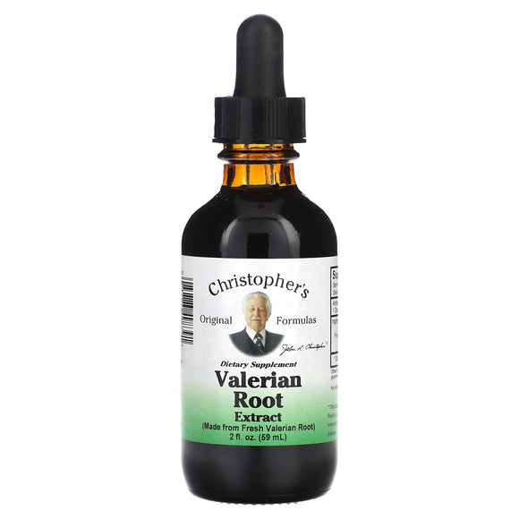CHRISTOPHER'S ORIGINAL FORMULAS, Valerian Root (Fresh), 2 Oz - 084783498391 | Hilife Vitamins