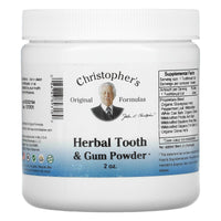 Christopher's Original Formulas, Nourish Herbal Tooth Powder, 2 oz UPC 084783893189 | Hilife Vitamins