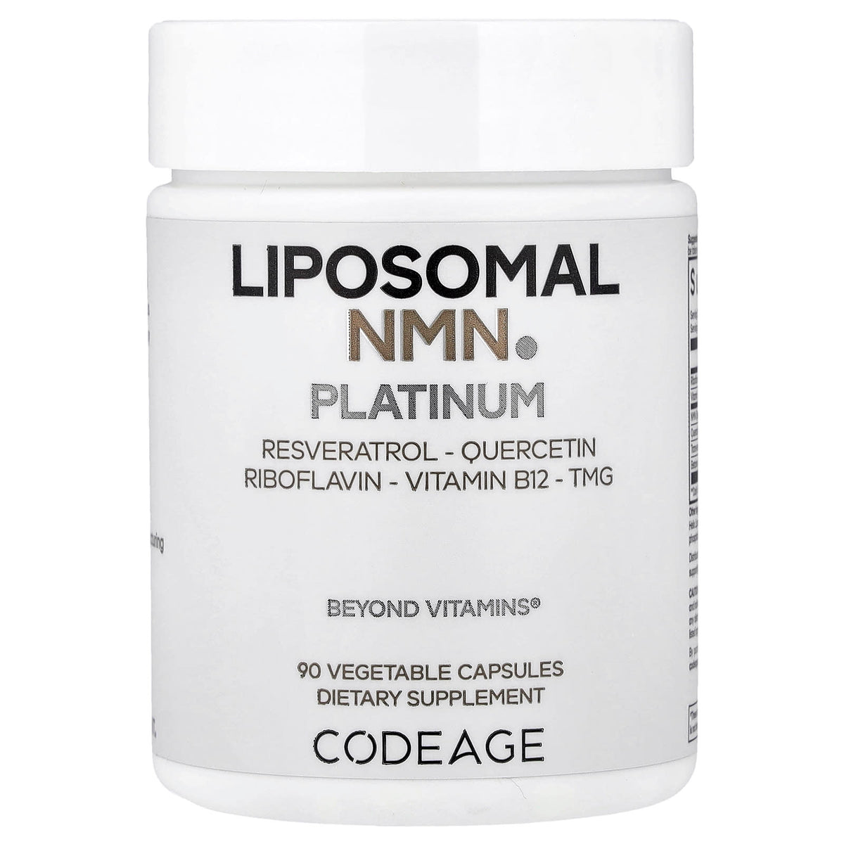 Codeage, Liposomal NMN Platinum, 90 capsules UPC 850026121148 | Hilife Vitamins