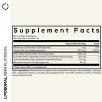 Codeage, Liposomal NMN Platinum, 90 capsules UPC 850026121148 | Hilife Vitamins
