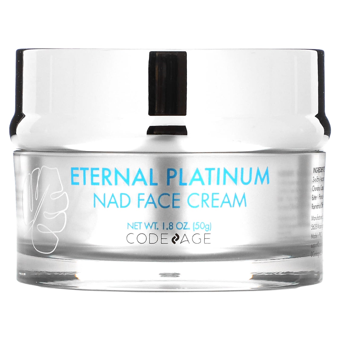 Codeage, Eternal Platinum NAD Face Cream, 1.8 oz (50 g) UPC 850026121308 | HiLife Vitamins