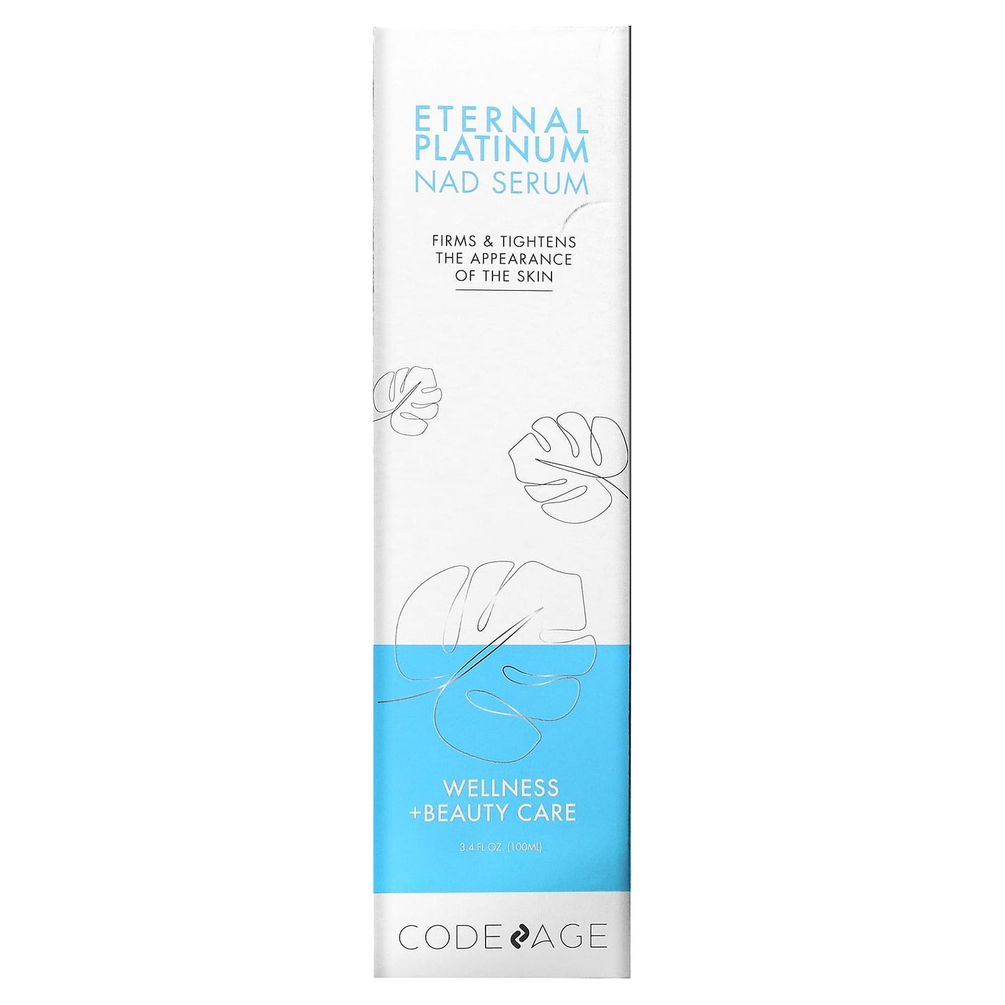 Codeage, Eternal Platinum NAD Serum, 3.4 fl oz (100 ml) UPC 850026121315 | HiLife Vitamins