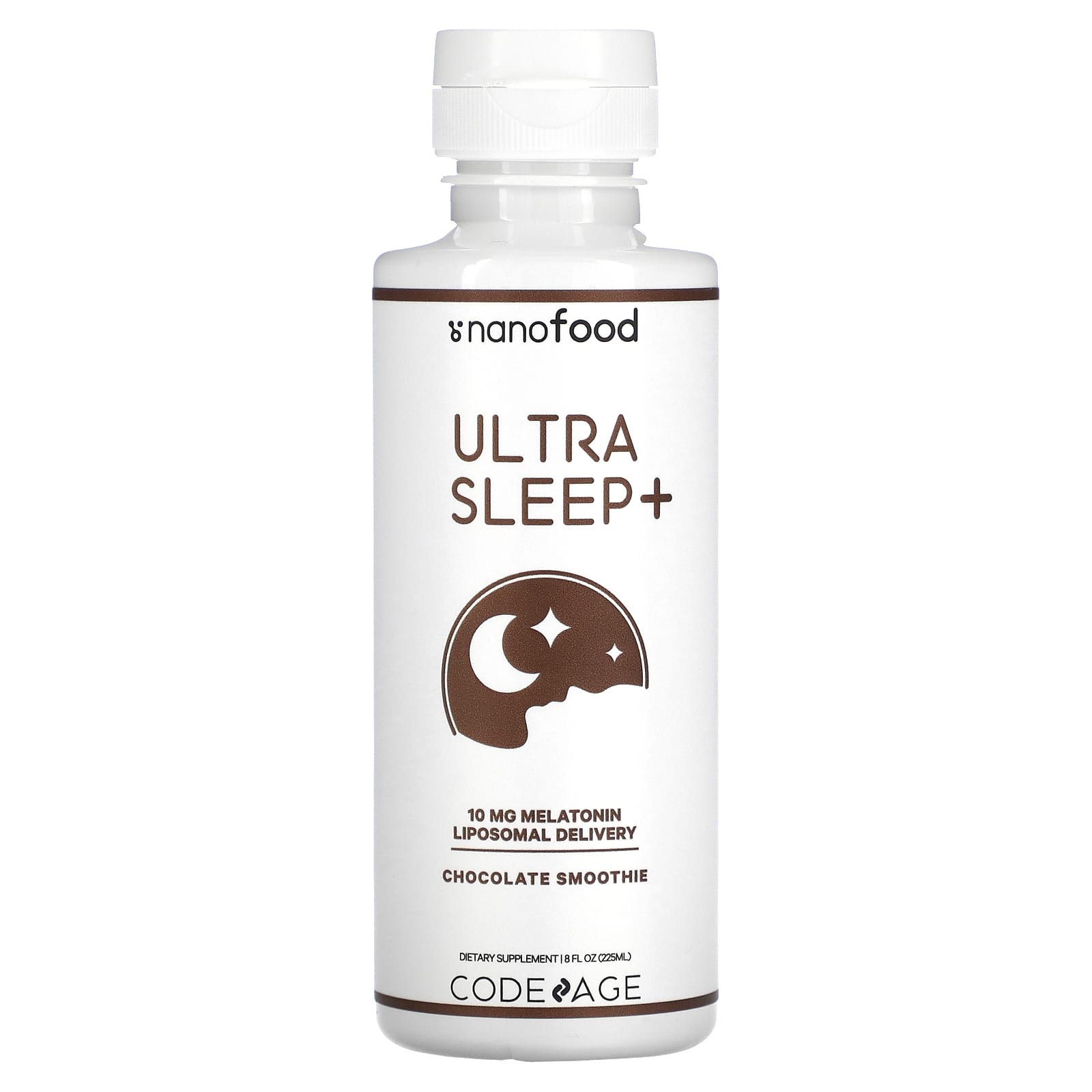 Codeage, Ultra Sleep+, Chocolate Smoothie, 8 fl oz (225 ml) UPC 850026121544 | HiLife Vitamins