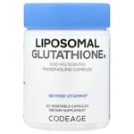 Codeage, Liposomal Glutathione, 60 capsules UPC 850026121599 | Hilife Vitamins
