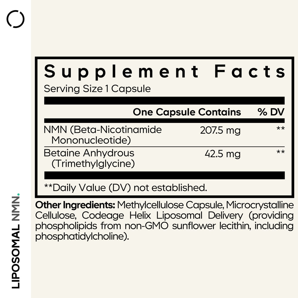 Codeage, Liposomal NMN, 30 Vegetable Capsules UPC 850026121827 | Hilife Vitamins