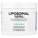 Codeage, Liposomal NMN, 30 Vegetable Capsules UPC 850026121827 | Hilife Vitamins
