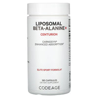 Codeage, Liposomal Beta-Alanine+, Centurion, CarnoSyn, Enhanced Absorption, 180 Capsules UPC 850043333807 | HiLife Vitamins