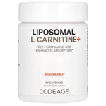 Codeage, Liposomal L-Carnitine+, 90 Capsules UPC 850043333852 | HiLife Vitamins