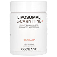 Codeage, Liposomal L-Carnitine+, 90 Capsules UPC 850043333852 | HiLife Vitamins