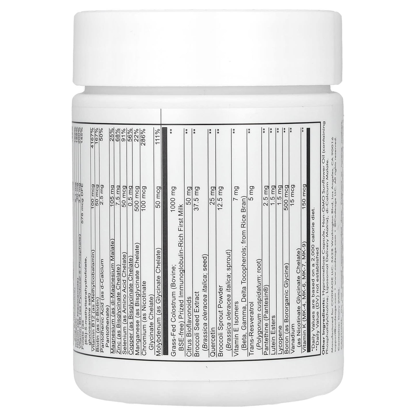 Codeage, Multivitamin Recovery Elite Max, 90 Capsules UPC 850043333975 | HiLife Vitamins