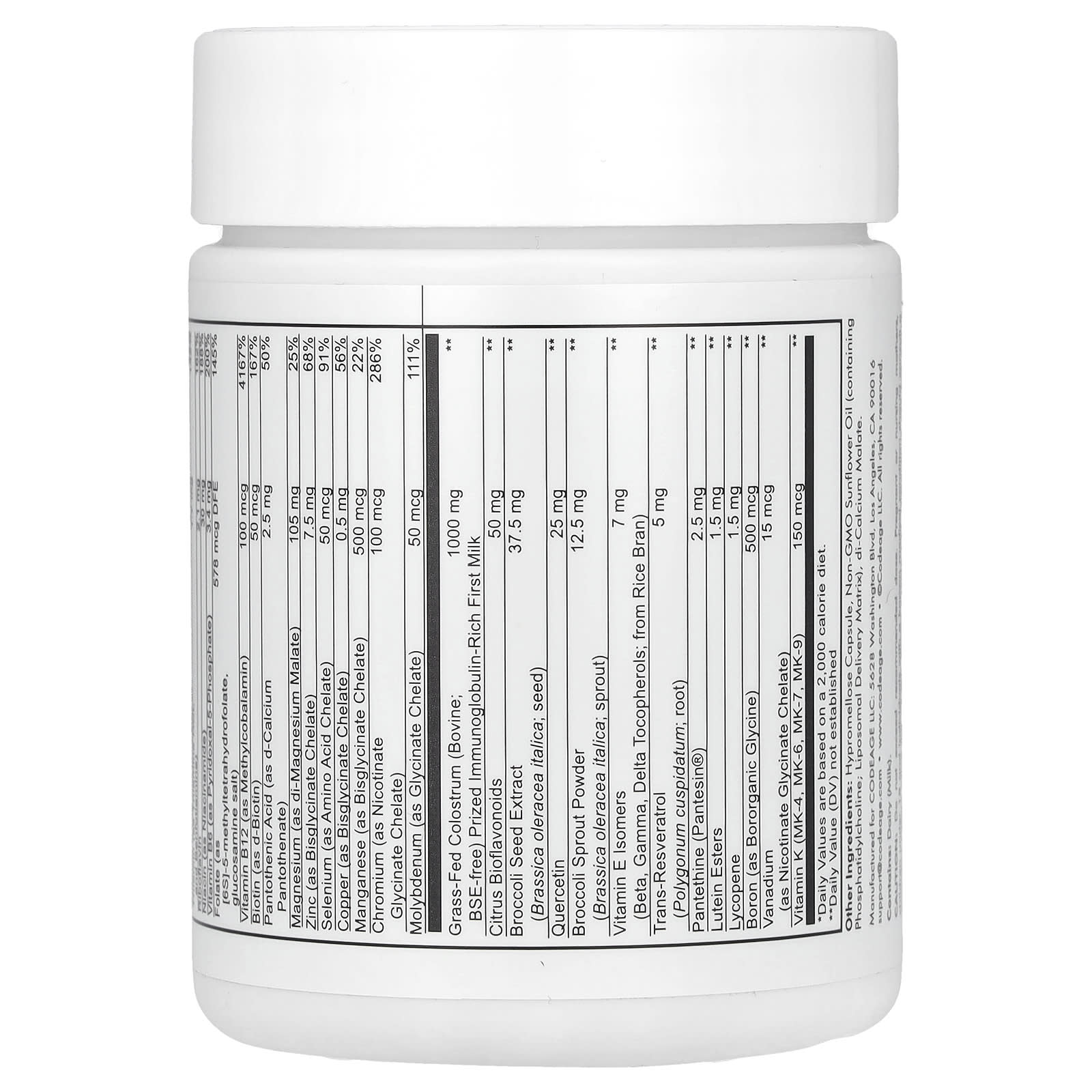 Codeage, Multivitamin Recovery Elite Max, 90 Capsules UPC 850043333975 | HiLife Vitamins