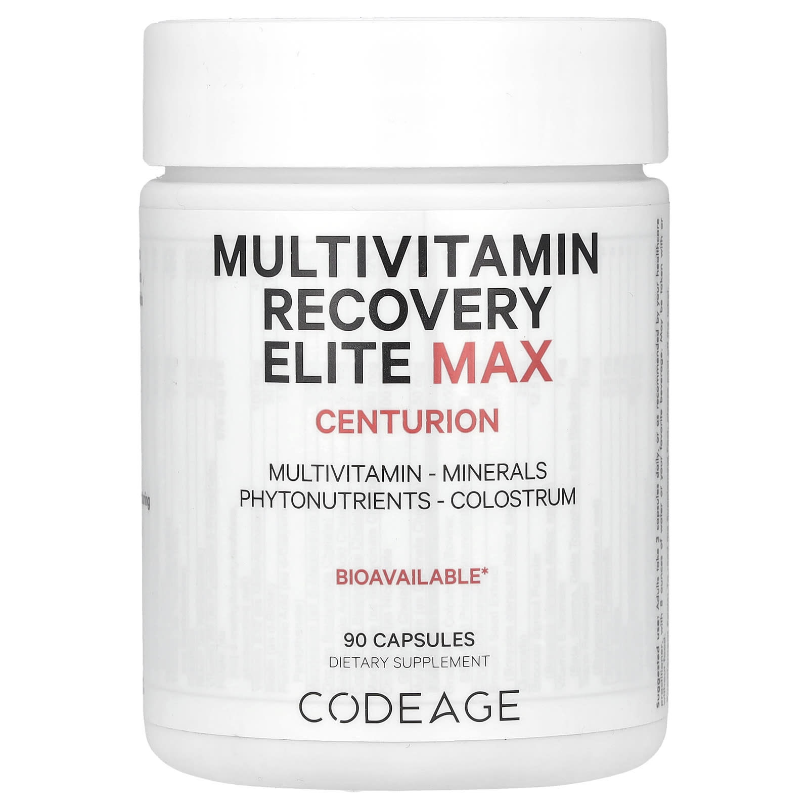 Codeage, Multivitamin Recovery Elite Max, 90 Capsules UPC 850043333975 | HiLife Vitamins
