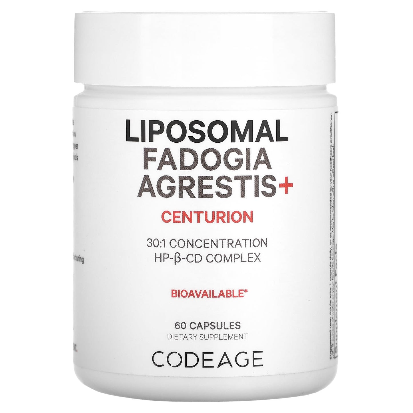 Codeage, Liposomal Fadogia Agrestis+, 60 Capsules UPC 850049609180 | HiLife Vitamins