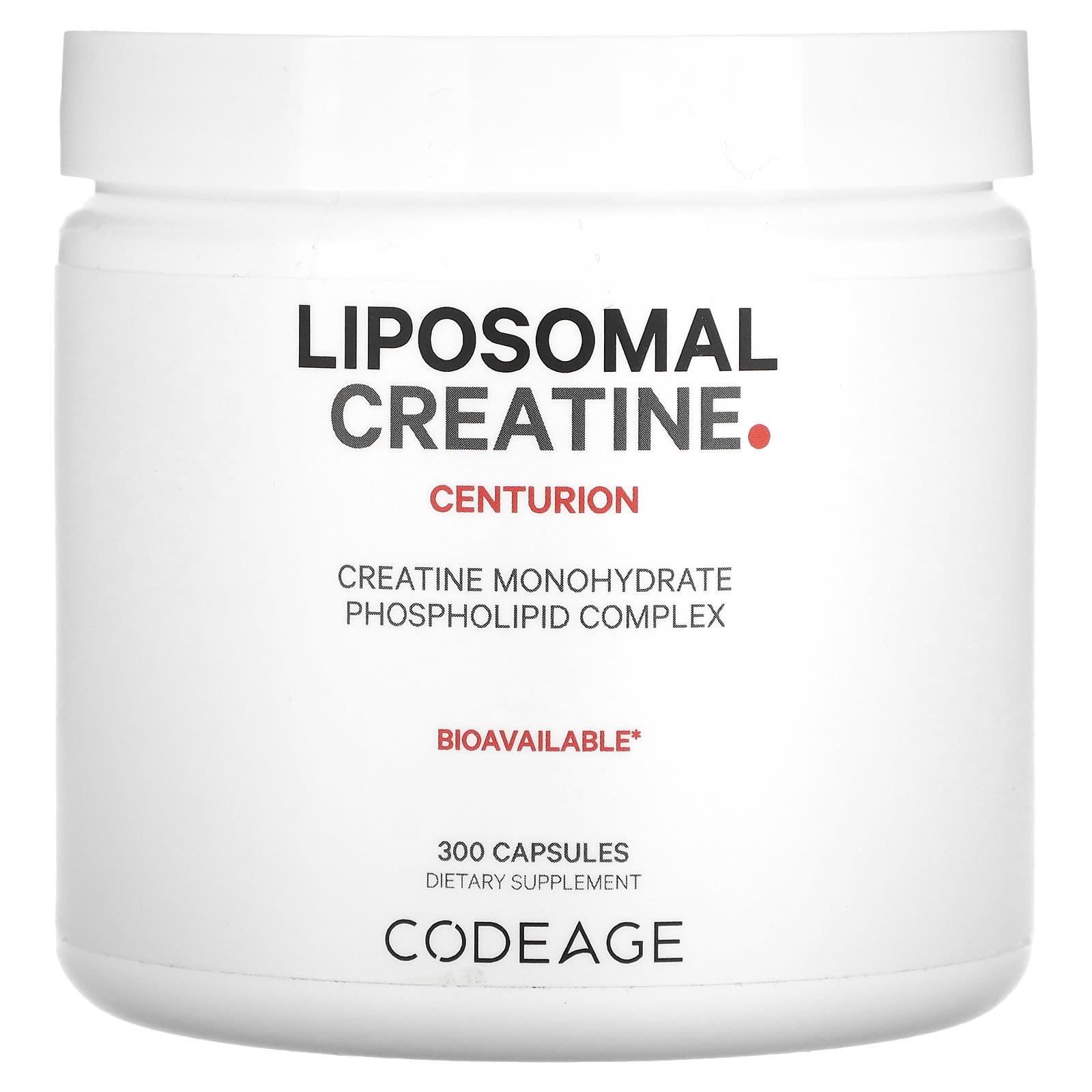 Codeage Liposomal Creatine 300 Capsules Hilife Vitamins