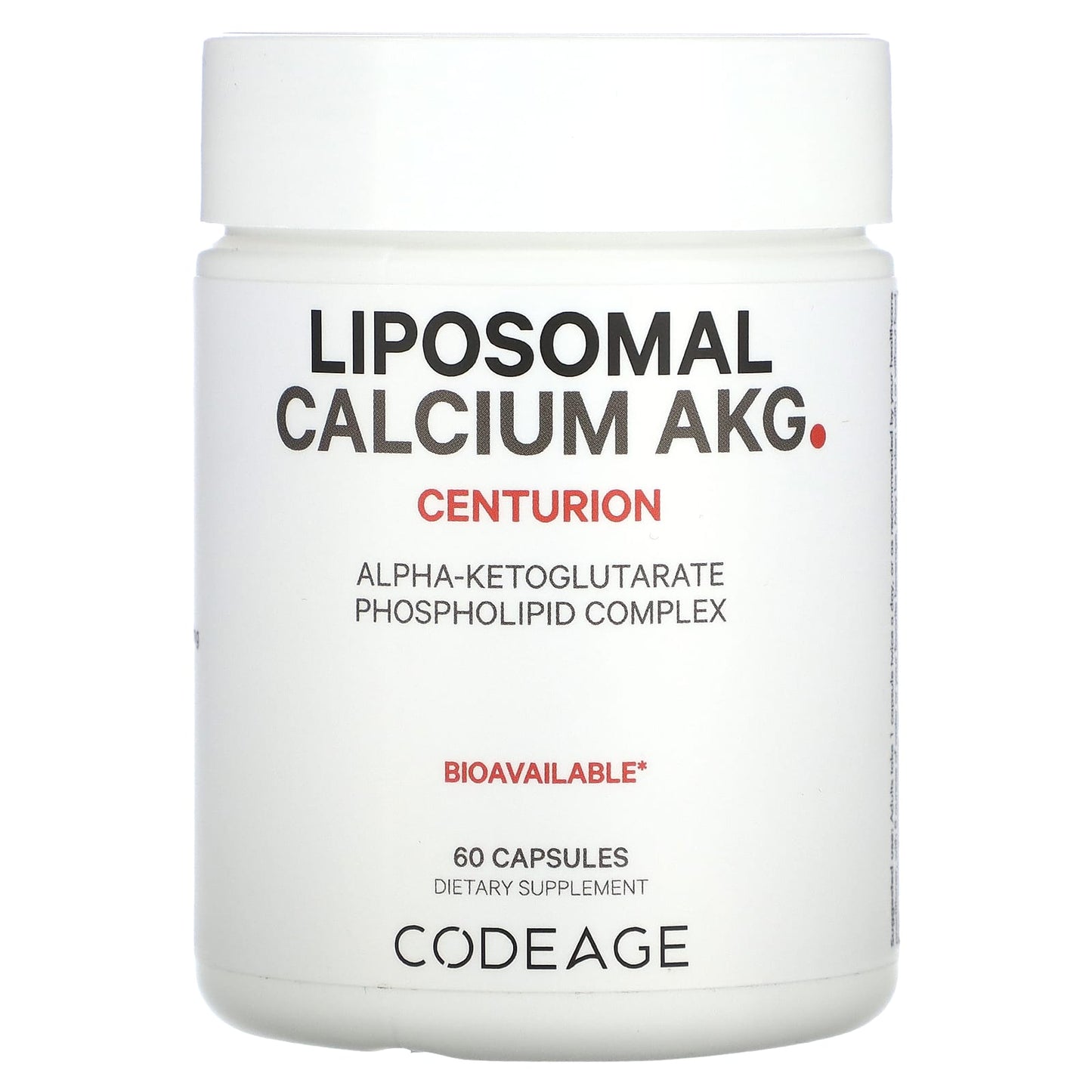 Codeage, Liposomal Calcium AKG, 60 Capsules - 850049609234 | Hilife Vitamins