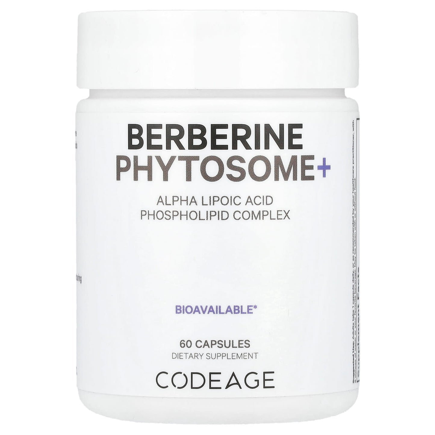 Codeage, Berberine Phytosome+, 60 Capsules UPC 850049609265 | HiLife Vitamins
