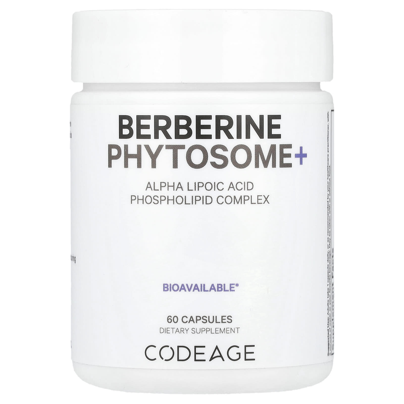 Codeage, Berberine Phytosome+, 60 Capsules UPC 850049609265 | HiLife Vitamins
