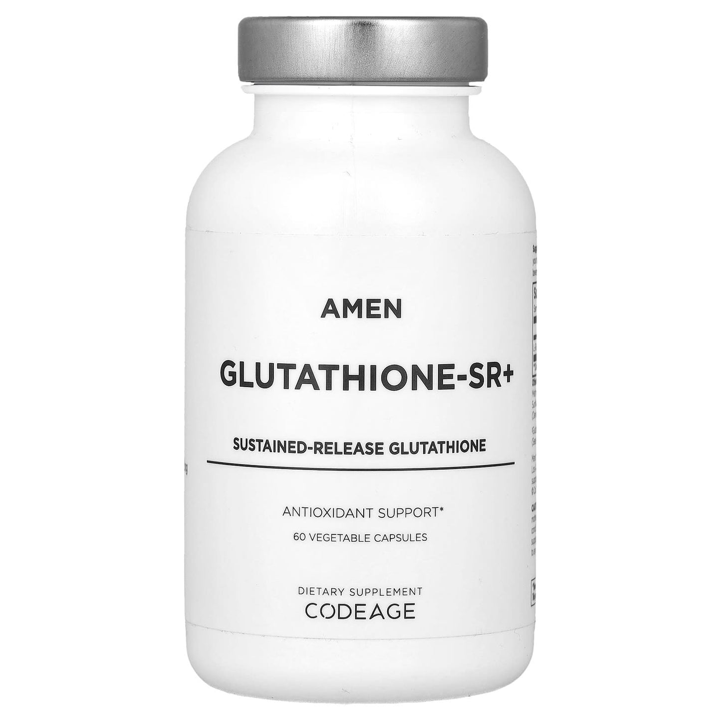 Codeage, Glutathione-SR+, 60 Vegetable Capsules UPC 850049609289 | HiLife Vitamins