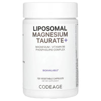 Codeage, Liposomal Magnesium Taurate+, 120 Vegetable Capsules UPC 850049609319 | HiLife Vitamins