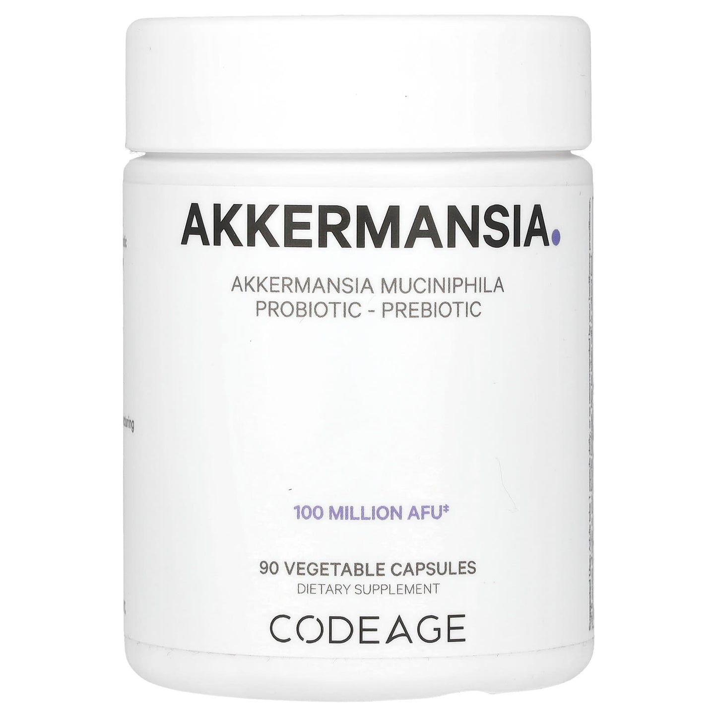 Codeage, Akkermansia, 90 Vegetable Capsules UPC 850049609340 | HiLife Vitamins