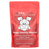 Codeage, DNA Pet, Happy Healthy Muscles, For Dogs, Unflavored, 10.58 oz (300 g) UPC 850049609371 | HiLife Vitamins