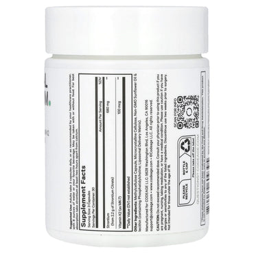 Codeage, Liposomal Strontium, 90 Vegetable Capsules UPC 850049609395 | HiLife Vitamins