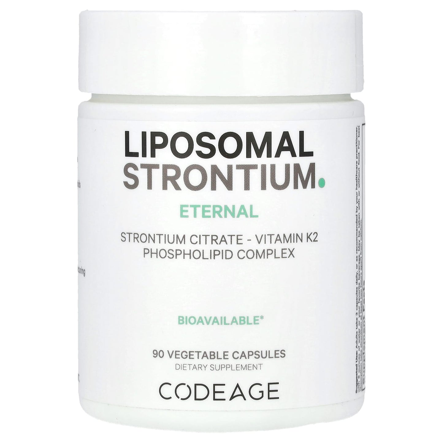 Codeage, Liposomal Strontium, 90 Vegetable Capsules UPC 850049609395 | HiLife Vitamins