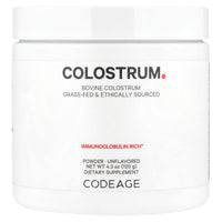 Codeage, Colostrum Powder, Unflavored, 4.3 oz (120 g) UPC 850049609449 | HiLife Vitamins