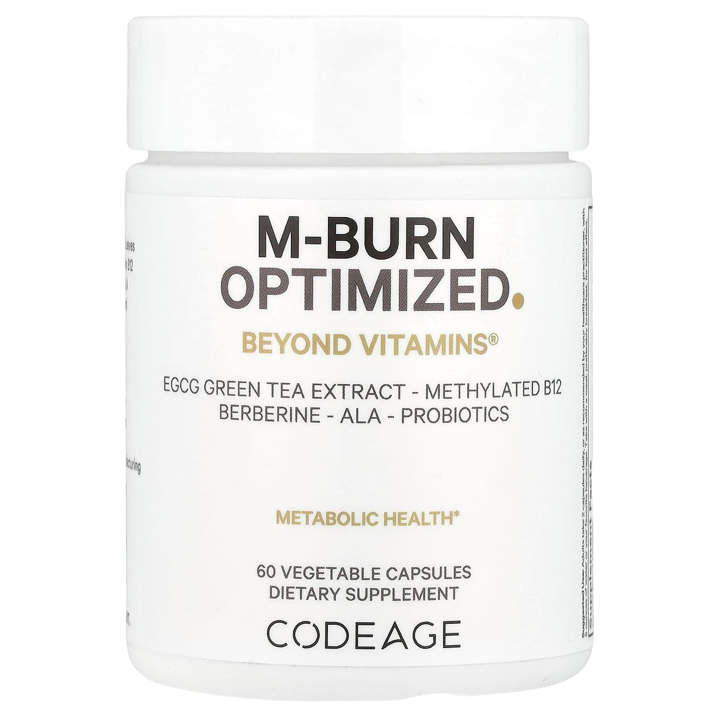 Codeage, M-Burn Optimized, 60 Vegetable Capsules UPC 850049609869 | HiLife Vitamins