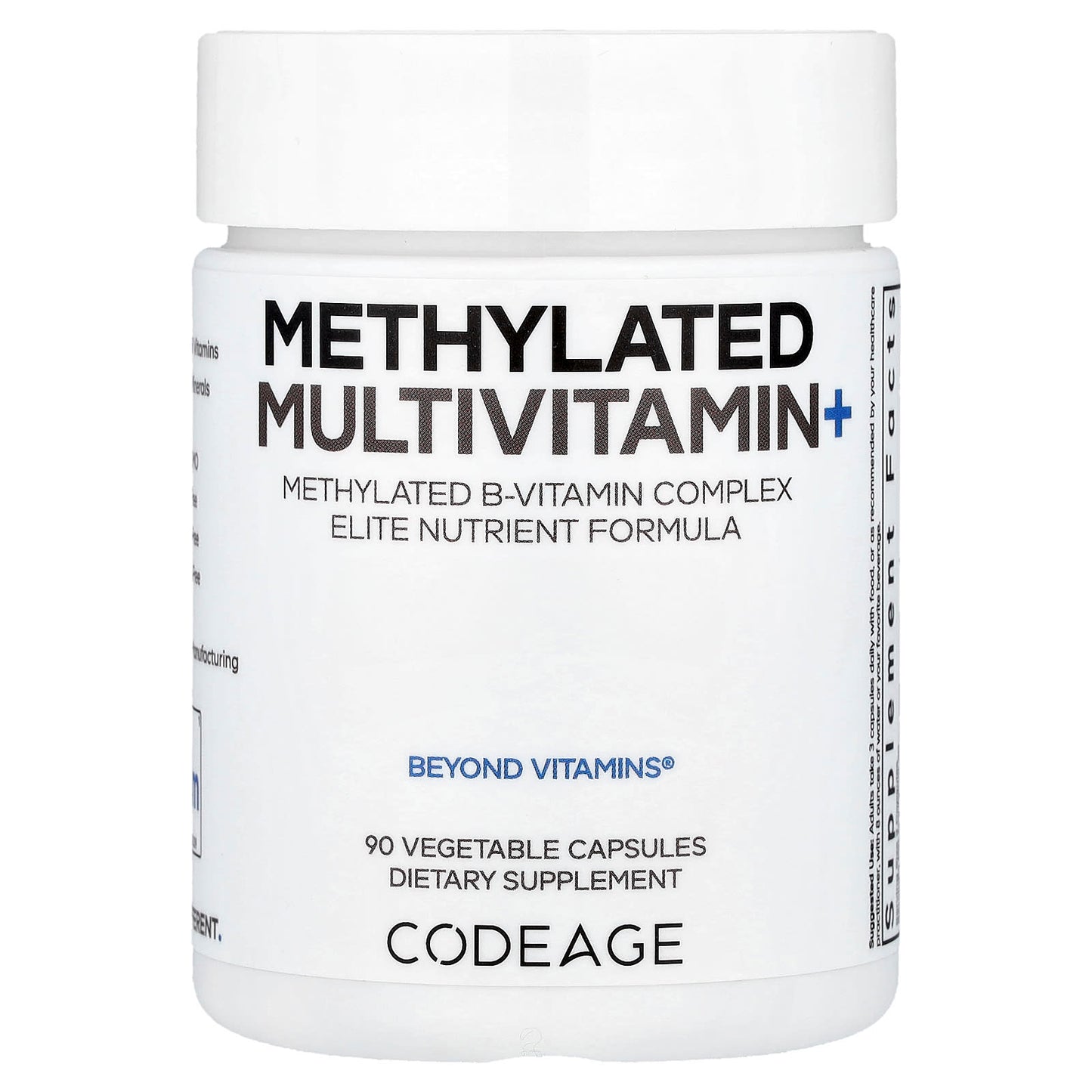 Codeage, Methylated Multivitamin+, 90 Vegetable Capsules UPC 850068815159 | HiLife Vitamins