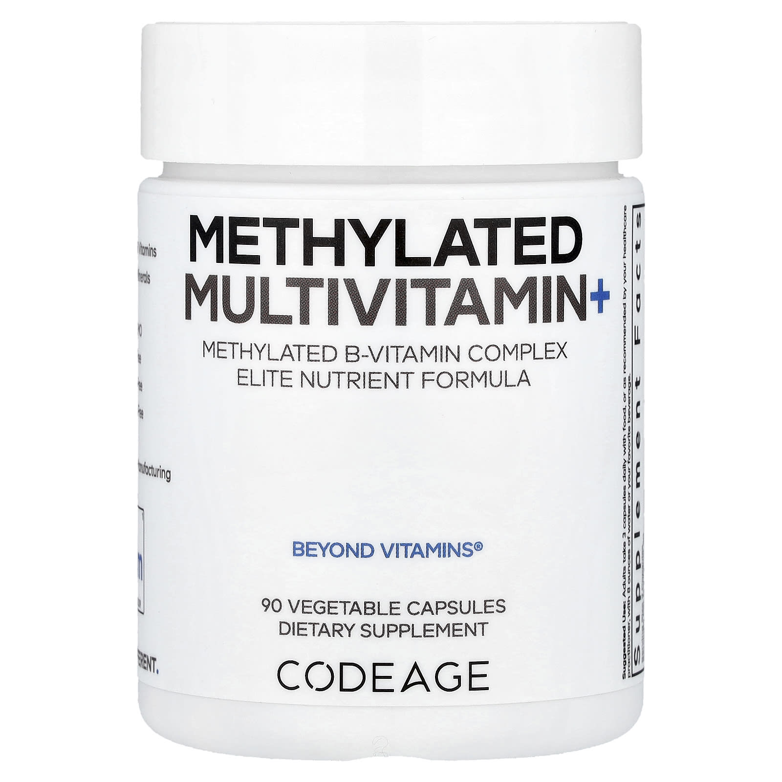 Codeage, Methylated Multivitamin+, 90 Vegetable Capsules UPC 850068815159 | HiLife Vitamins