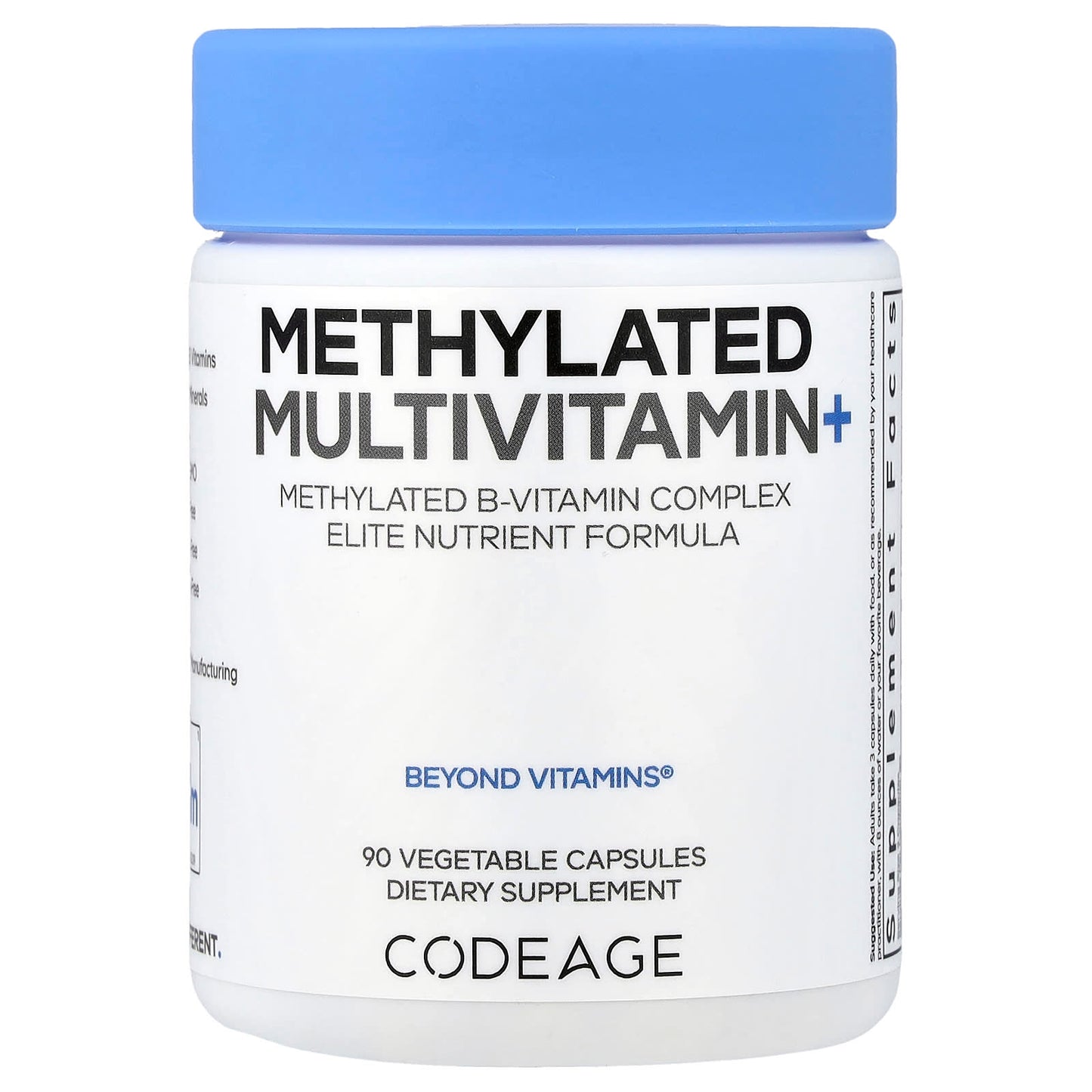 Codeage, Methylated Multivitamin+, 90 Vegetable Capsules UPC 850068815159 | Hilife Vitamins