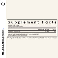 Codeage, Molecular Hydrogen, Unflavored,, 30 Effervescent Tablets UPC 850068815371 | Hilife Vitamins