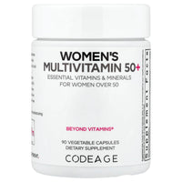 Codeage, Women’s Multivitamin 50+, 90 Vegetable Capsules UPC 850068815579 | HiLife Vitamins