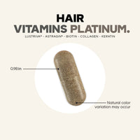 Codeage, Hair Vitamins, Platinum, 90 Vegetable Capsules UPC 850068815944 | Hilife Vitamins