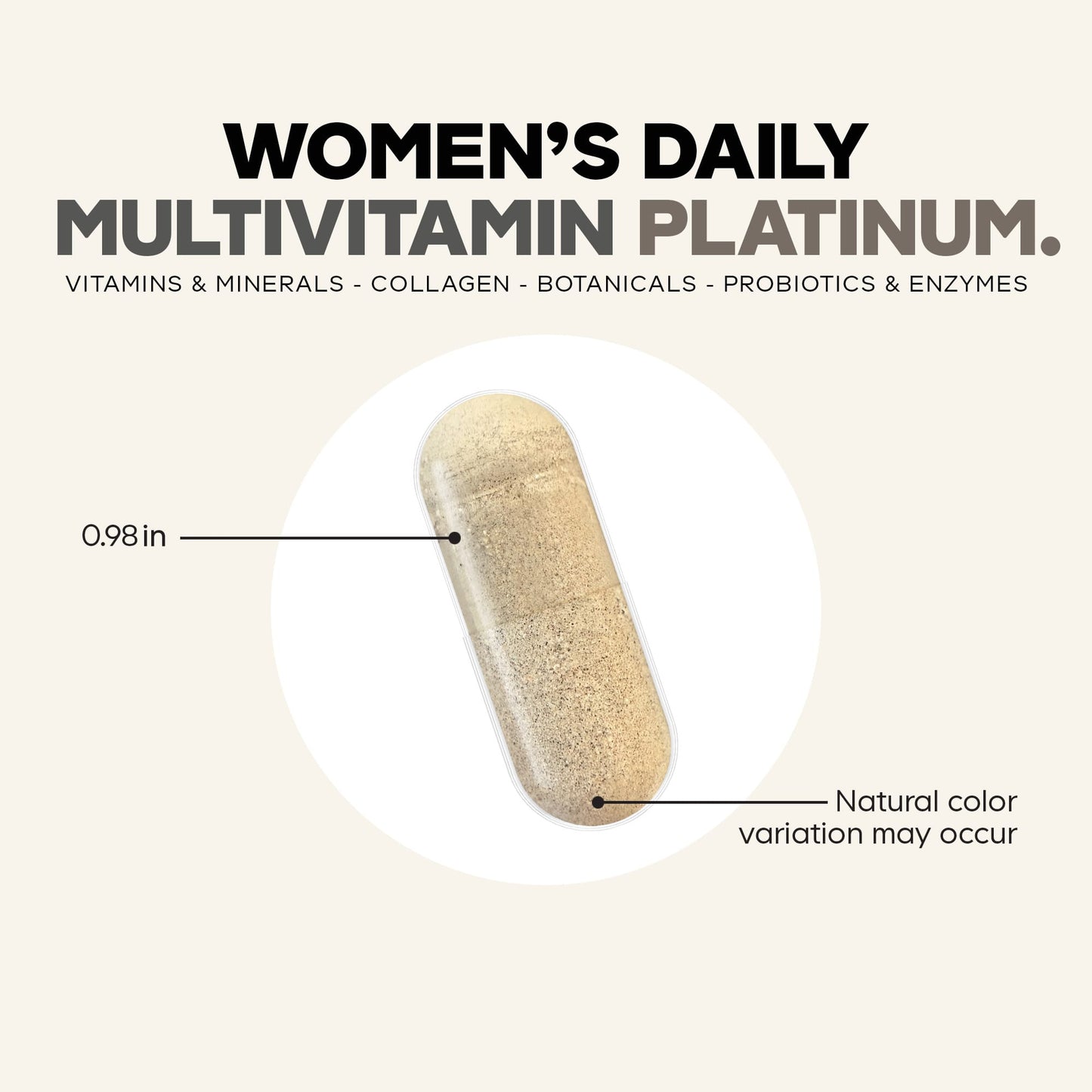 Codeage, Women's Multivitamin, Platinum, 90 Vegetable Capsules UPC 850068815975 | Hilife Vitamins