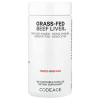 Codeage, Grass-Fed Beef Liver, 180 Vegetable Capsules UPC 853919008090 | HiLife Vitamins