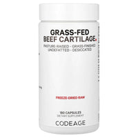 Codeage, Grass-Fed Beef Cartilage, 180 capsules UPC 853919008144 | Hilife Vitamins