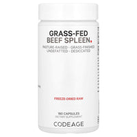 Codeage, Grass-Fed Beef Spleen, 180 capsules UPC 853919008168 | HiLife Vitamins