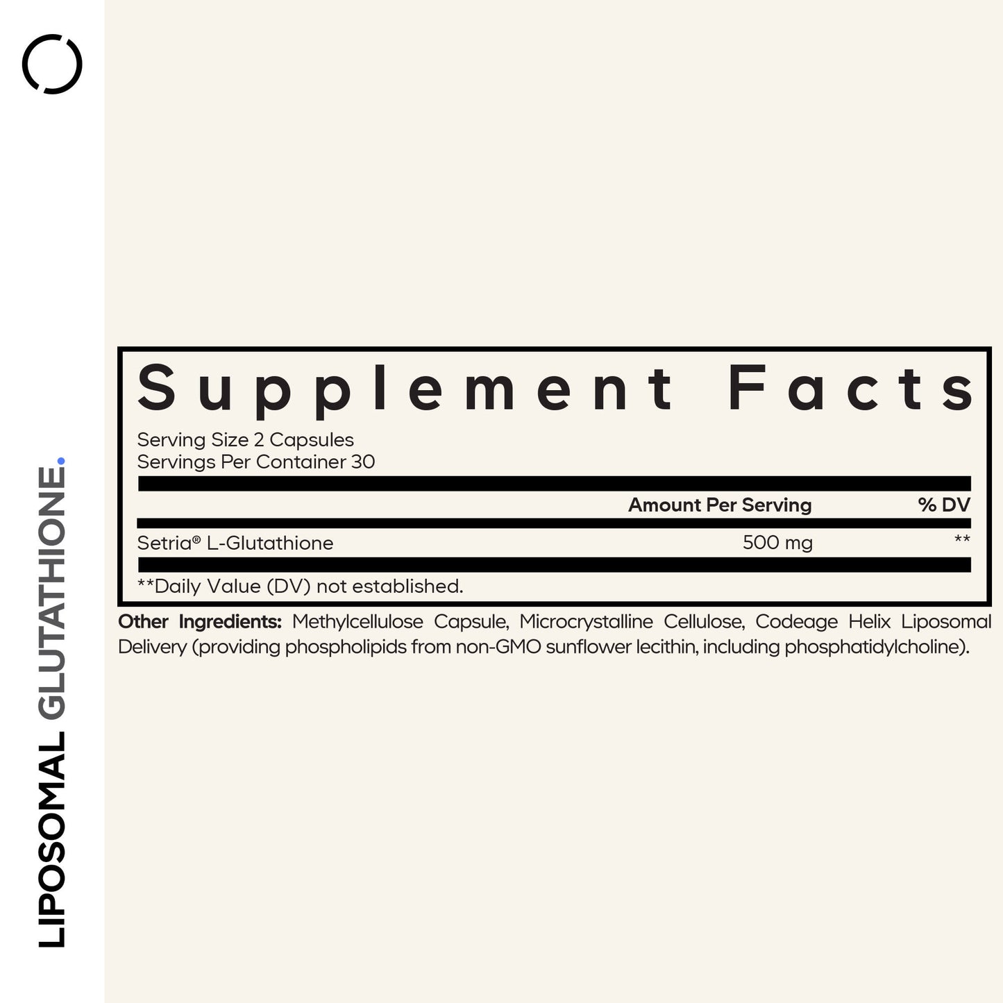 Codeage, Liposomal Glutathione, 60 capsules UPC 853919008229 | HiLife Vitamins