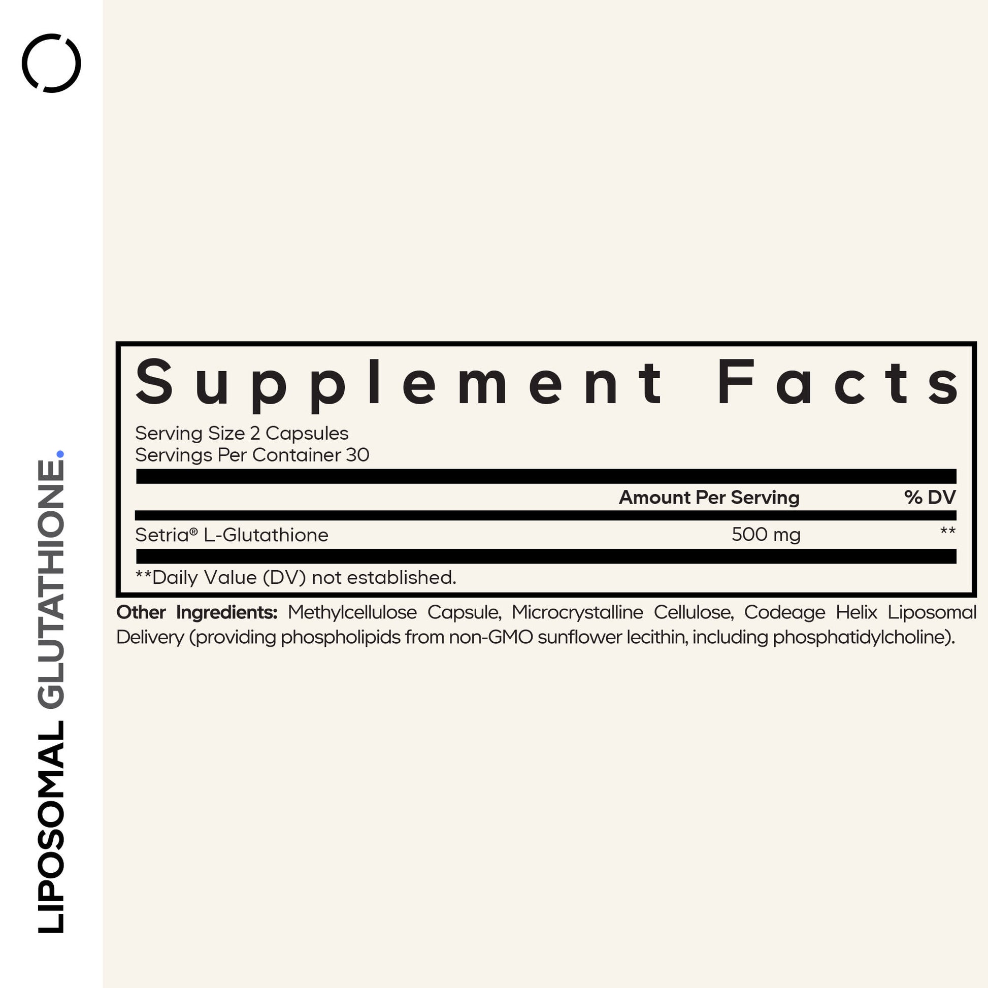 Codeage, Liposomal Glutathione, 60 capsules UPC 853919008229 | HiLife Vitamins