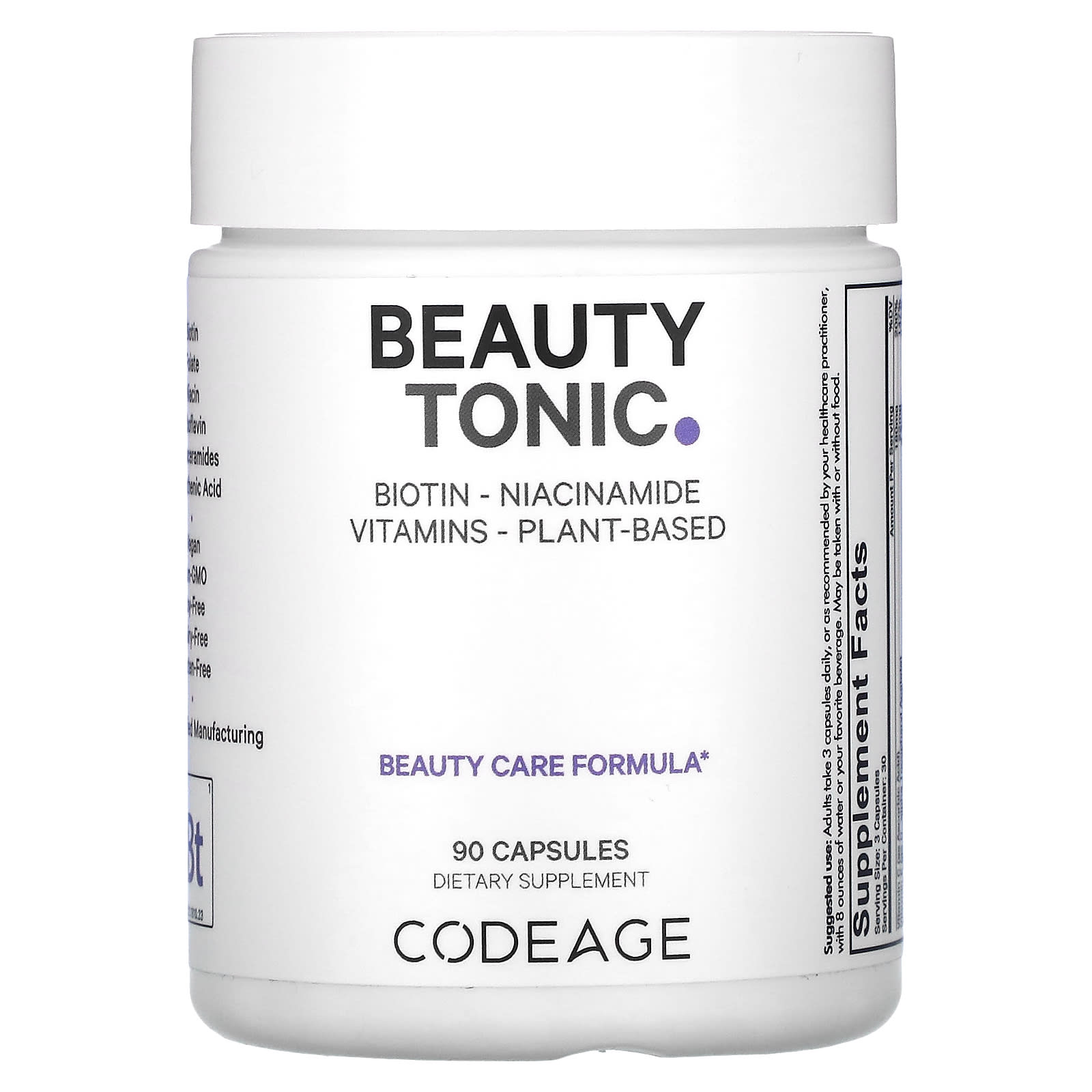 Codeage, Beauty Tonic, 90 capsules UPC 853919008267 | HiLife Vitamins