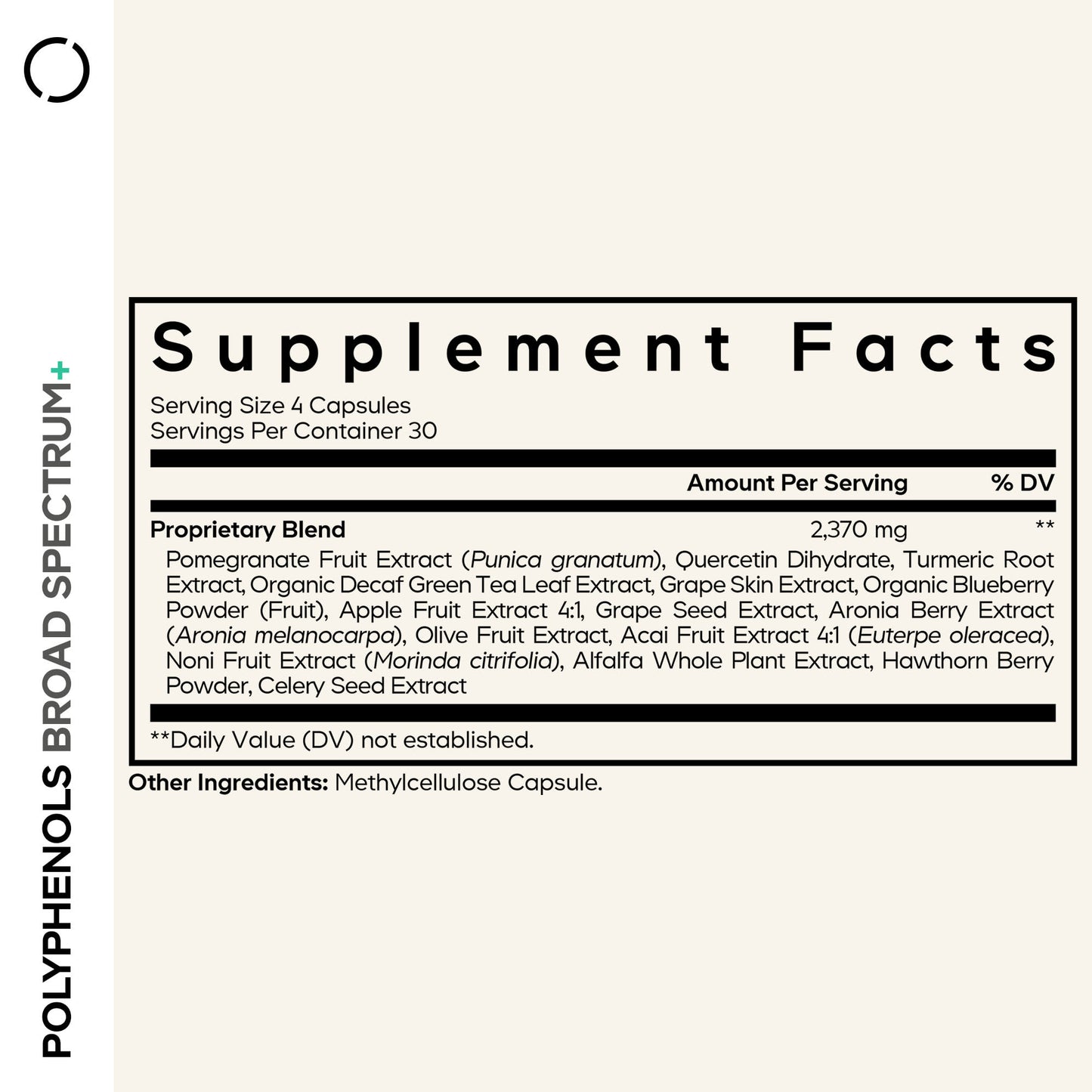 Codeage, Polyphenols, 120 capsules UPC 853919008328 | Hilife Vitamins