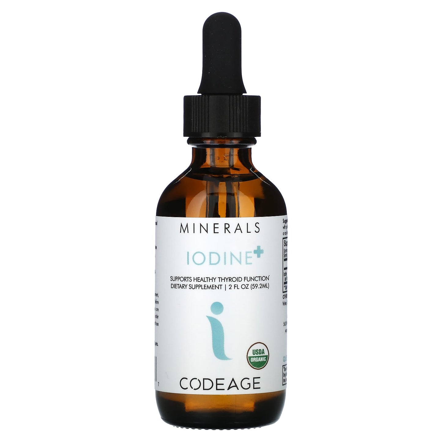 Codeage, Iodine+, 2 fl oz (59.2 ml) UPC 853919008427 | HiLife Vitamins