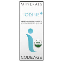 Codeage, Iodine+, 2 fl oz (59.2 ml) UPC 853919008427 | HiLife Vitamins